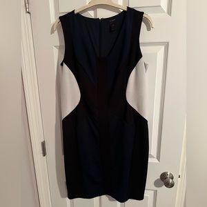 Ann Taylor size 12 color block sheath dress